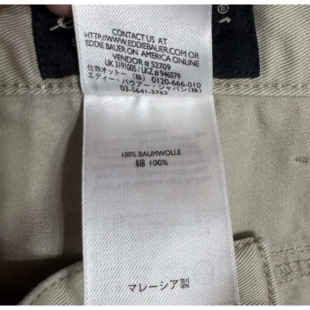Y2K Eddie‎ Bauer Pants Men's 38x32 Chino Canvas Workwear 5 Pocket Grunge 36x30 - Picture 4 of 7